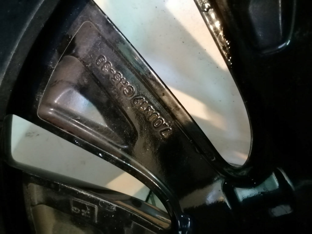 1x Alufelge 19 Zoll 7.0" 5x108 38ET Glanz Schwarz YP00174580 Opel Grandland X FEL9655295938ih