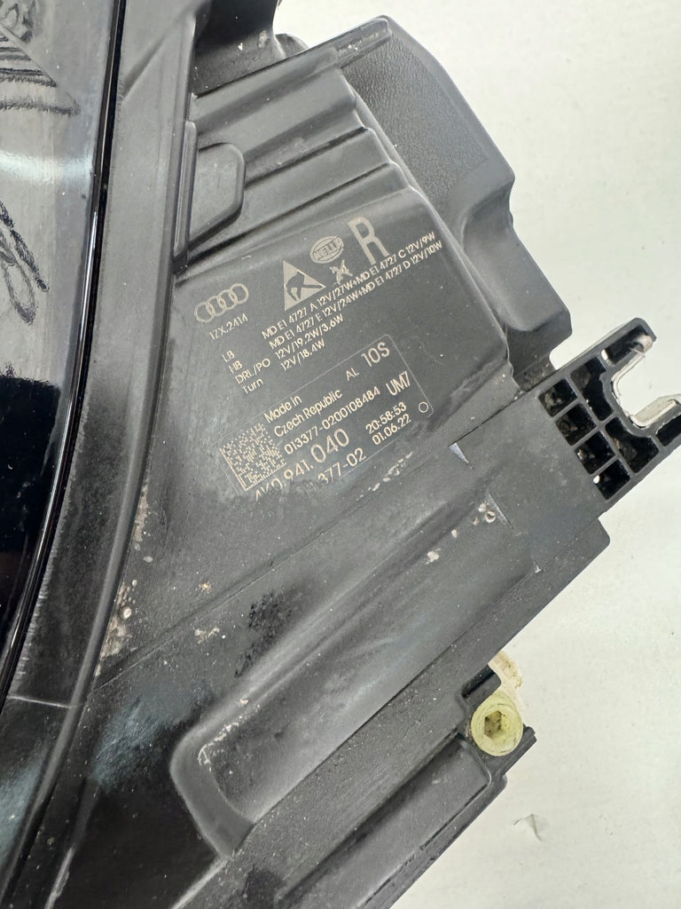 Frontscheinwerfer Audi A6 C8 4K0941039 4K0941040 Full LED Ein Satz Headlight