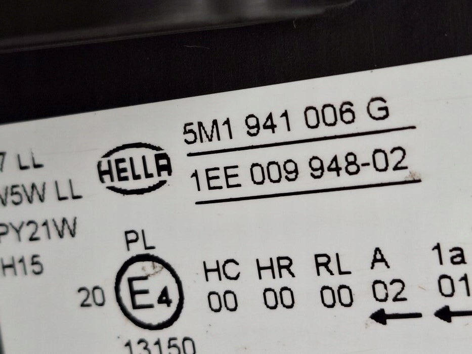 Frontscheinwerfer VW Golf Plus 5M1941005G 5M1941006G Rechts oder Links SCH3322755314xq