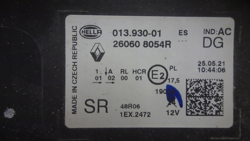 Frontscheinwerfer Renault Captur II 260608054R LED Links Scheinwerfer Headlight SCH5519832170ye
