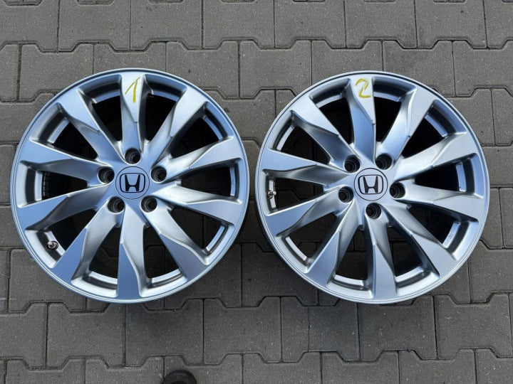 1x Alufelge 18 Zoll 7.0" 5x114.3 50ET Glanz Silber Honda Cr-V Iii Rim Wheel FEL8850095059lj