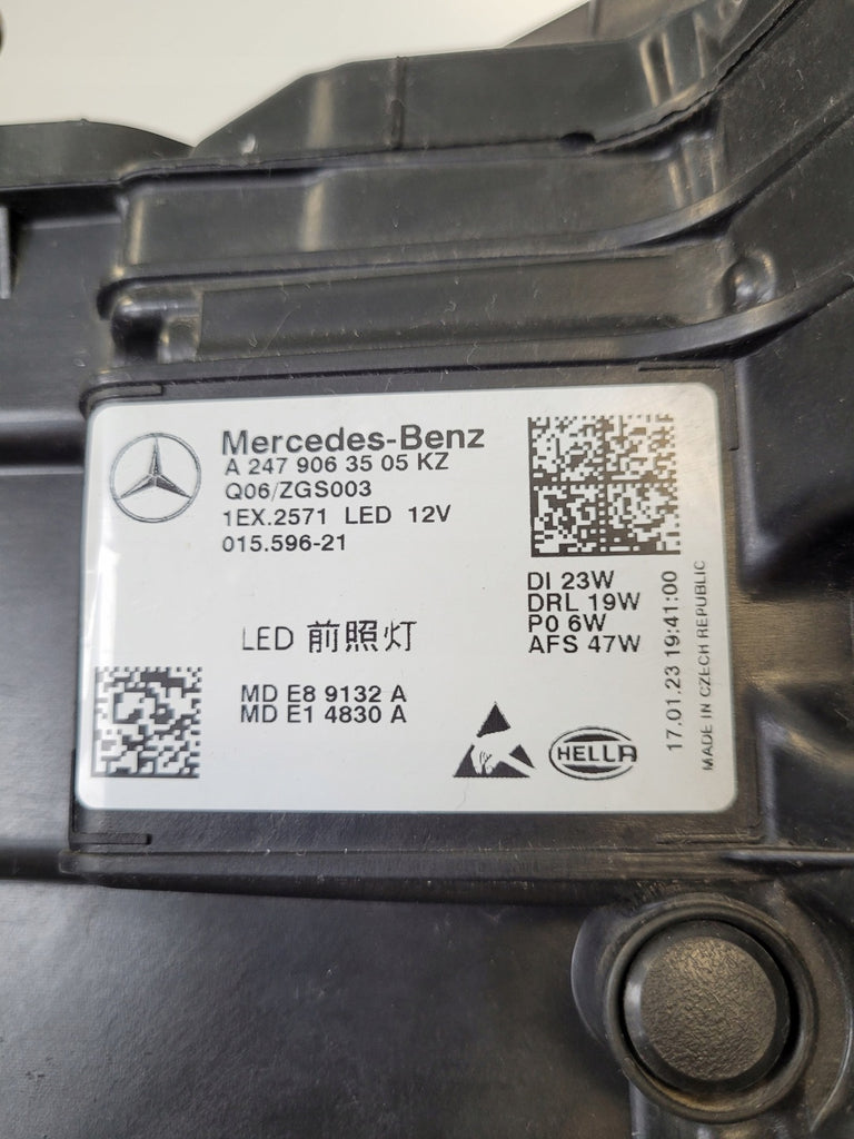 Frontscheinwerfer Mercedes-Benz W247 A2479063505 Links Scheinwerfer Headlight SCH4346564499hk