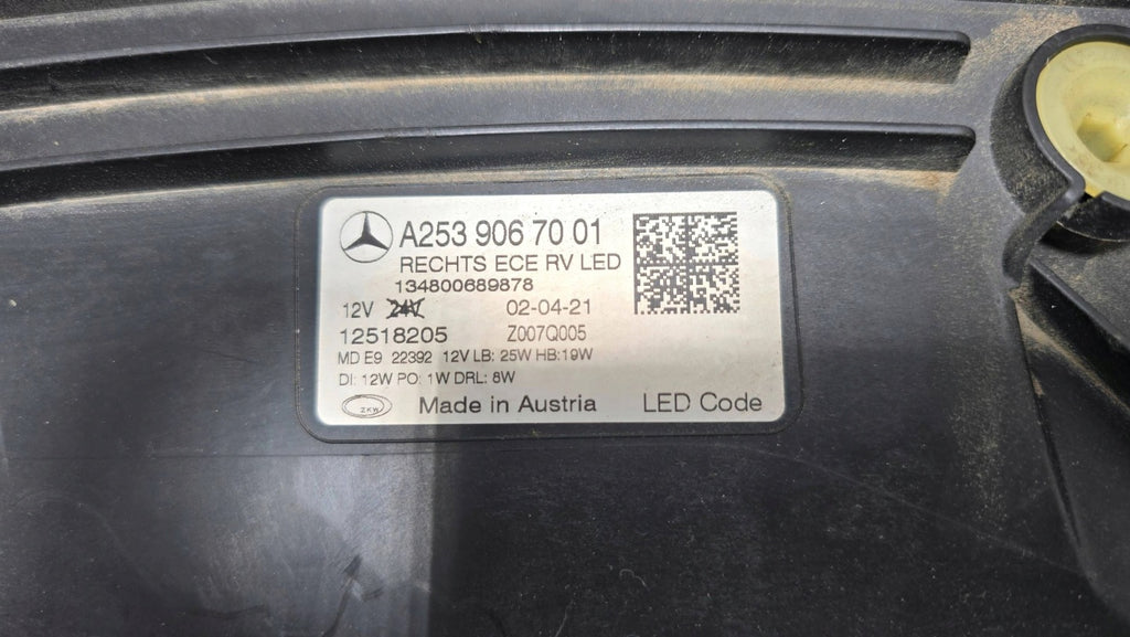 Frontscheinwerfer Mercedes-Benz Glc C253 X253 A2539067001 LED Rechts Headlight SCH9925238086nt