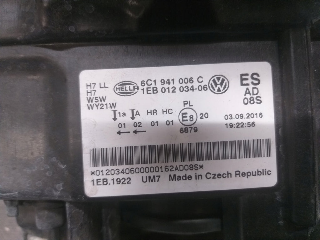 Frontscheinwerfer VW Polo 6C1941006C LED Rechts Scheinwerfer Headlight