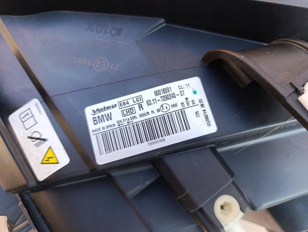 Frontscheinwerfer BMW X1 E84 7290240-07 Bi-Xenon Rechts Scheinwerfer Headlight SCH2716513916mc