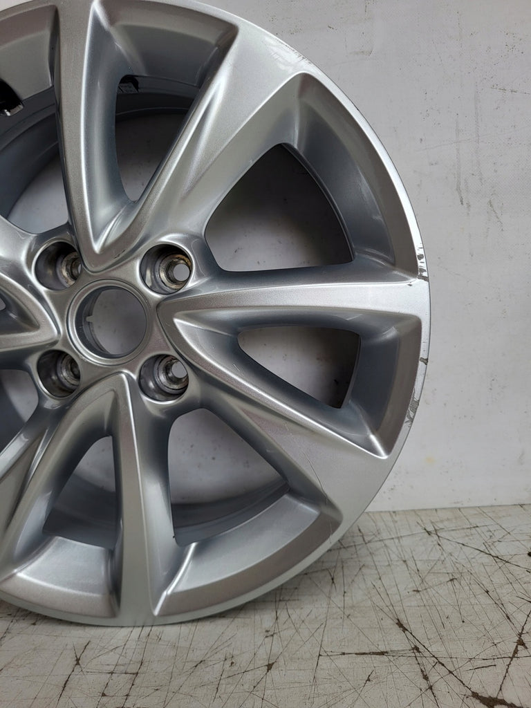 1x Alufelge 16 Zoll 6.5" 4x108 38ET Glanz Silber 9832277280 Opel Corsa F