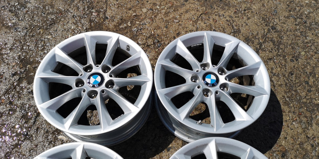 1x Alufelge 16 Zoll 7.0" 5x120 40ET Glanz Silber 6796200 BMW 1 F20 Rim Wheel FEL3228513593sq