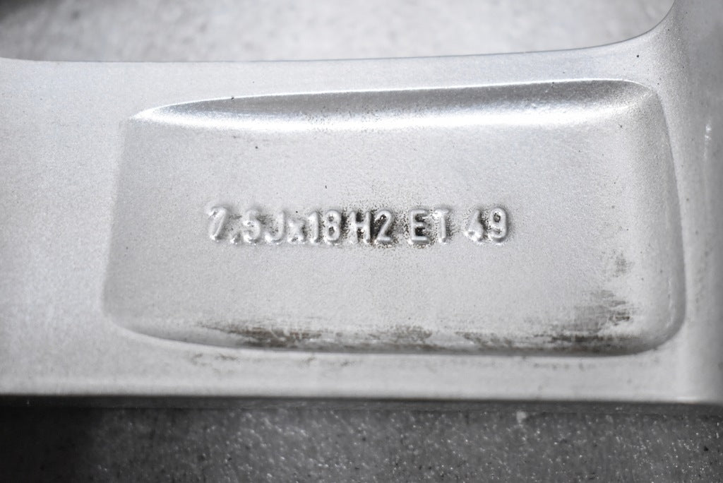 1x Alufelge 18 Zoll 7.5" 5x112 49ET Glanz Silber 1T0601025N VW Touran Rim Wheel FEL5506590646re