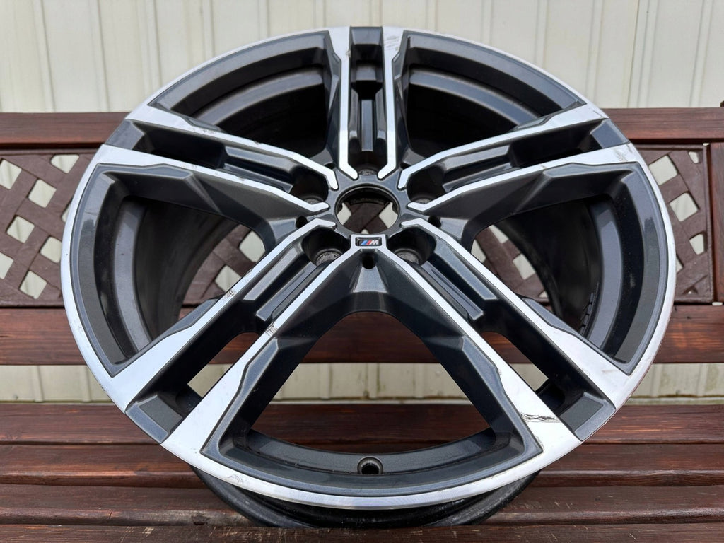 1x Alufelge 18 Zoll 8.0" 5x112 57ET Glanz Graphit 8092352 BMW F44 1 F40 Mg FEL9716623834vd