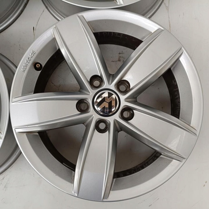 4x Alufelge 16 Zoll 6.0" 5x112 43ET 2GA601025Q Seat Ateca Karoq T-Roc Rim Wheel FEL1615103886pp