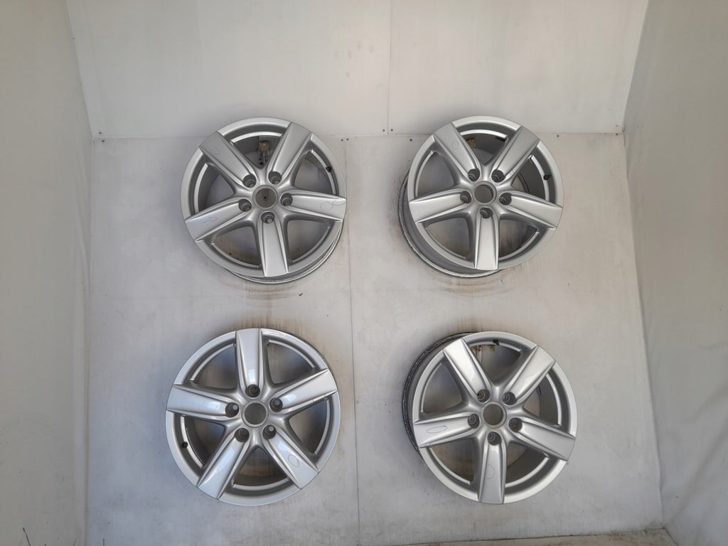 4x Alufelge 18 Zoll 8.0" 5x130 53ET Glanz Silber 7P5601025D Porsche Rim Wheel FEL6475004993cv