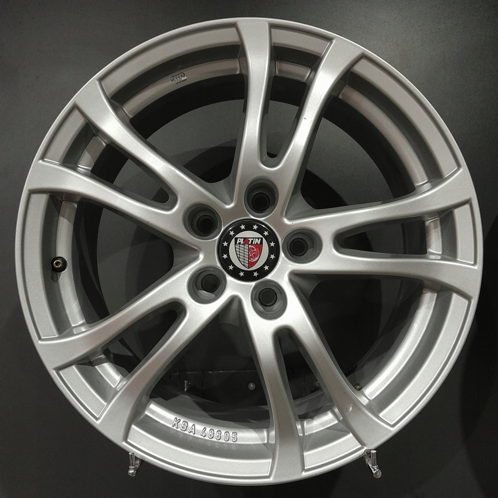 4x Alufelge 17 Zoll 7.5" 5x112 42ET Glanz Silber KBA48605 VW Passat B8 Rim Wheel FEL4037377136cj