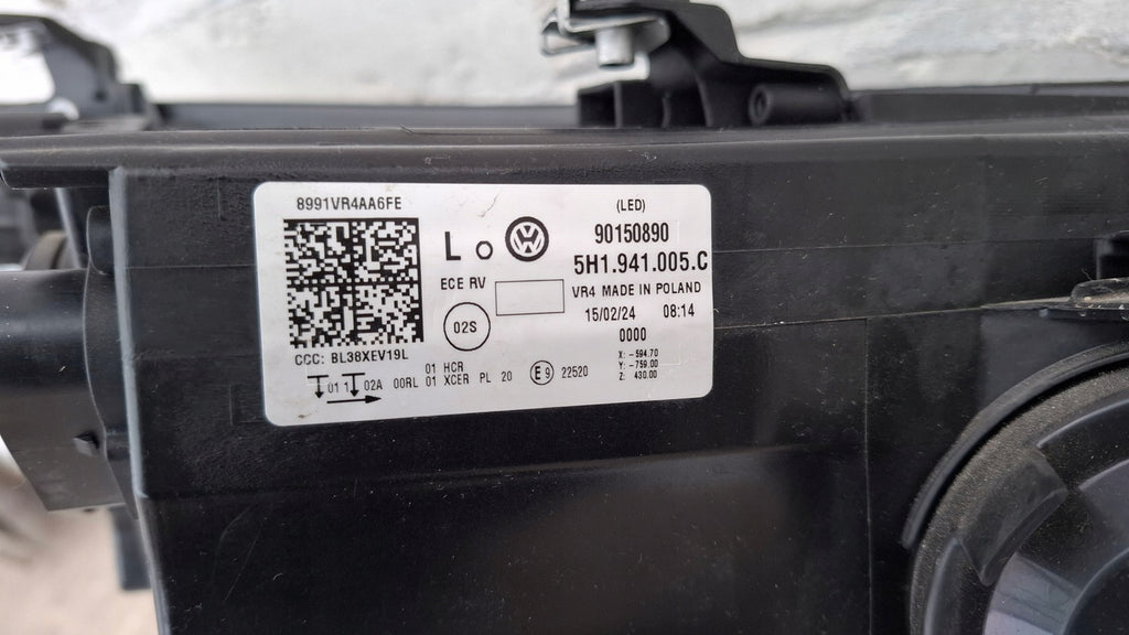 Frontscheinwerfer VW Golf VIII 5H1941005C Links Scheinwerfer Headlight SCH6503325431xf