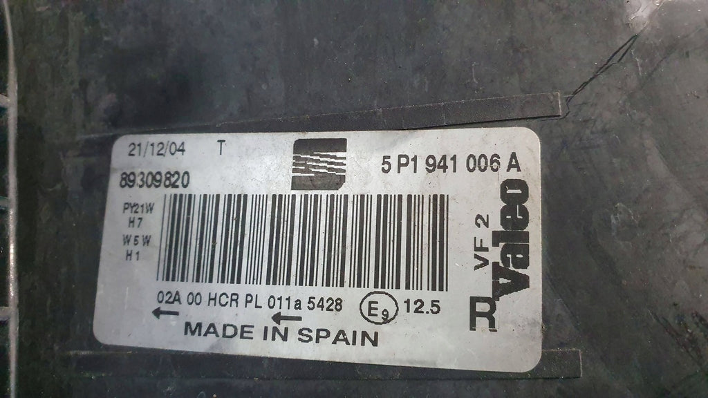 Frontscheinwerfer Seat Toledo III 5P1941006A LED Rechts Scheinwerfer Headlight