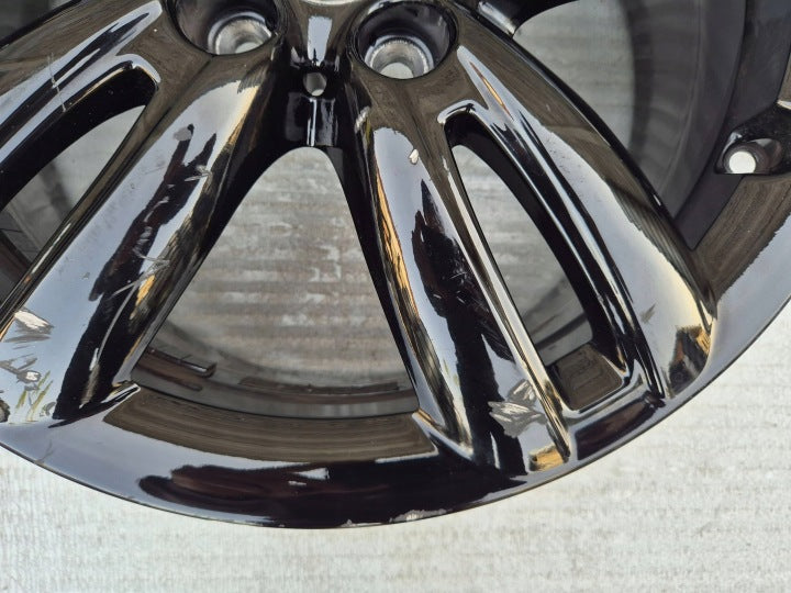 1x Alufelge 17 Zoll 7.0" 5x112 54ET Glanz Schwarz 6856057BLA Mini F56 F55 FEL8219983300sh