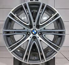 Laden Sie das Bild in den Galerie-Viewer, 1x Alufelge 20 Zoll 8.0" 5x112 30ET Glanz Grau 8053501 BMW G31 G30 Rim Wheel FEL5535550399nm
