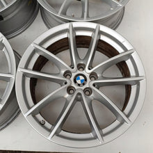 Laden Sie das Bild in den Galerie-Viewer, 4x Alufelge 18 Zoll 7.0" 5x112 22ET Glanz Silber 6880047 BMW X3 G01 G02 FEL3102000246ge