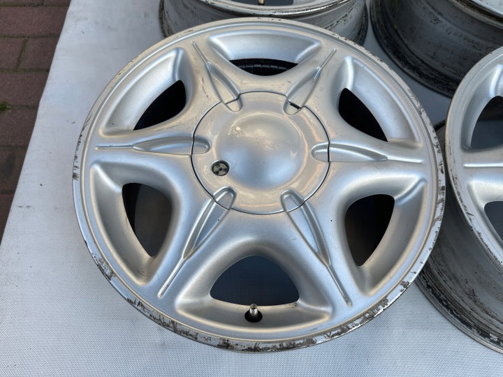 4x Alufelge 15 Zoll 6.5" 4x100 50ET Renault Rim Wheel FEL5953725272mh