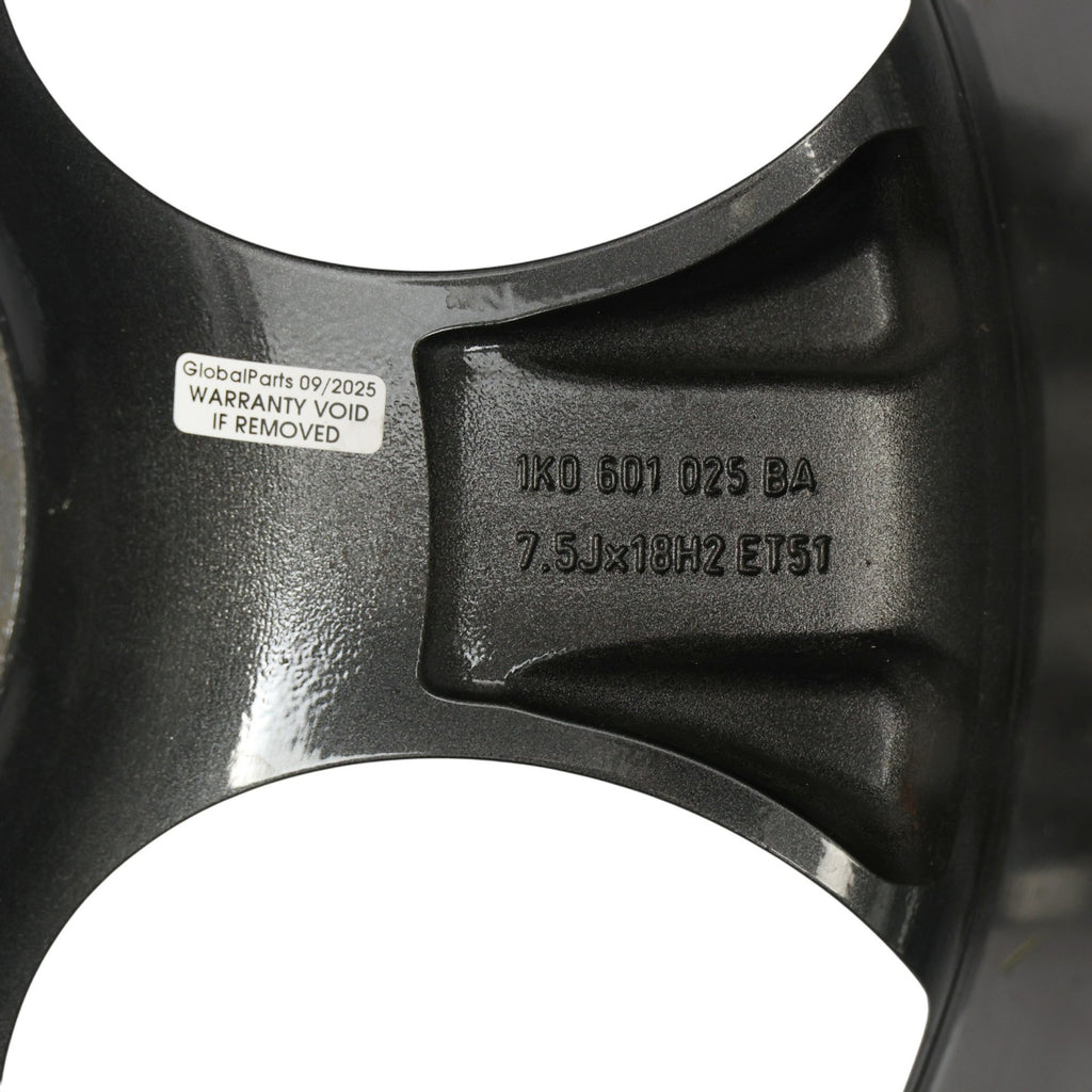 1x Alufelge 18 Zoll 7.5" 5x112 1K0601025BA Mercedes-Benz Golf Rim Wheel FEL6220019848kr