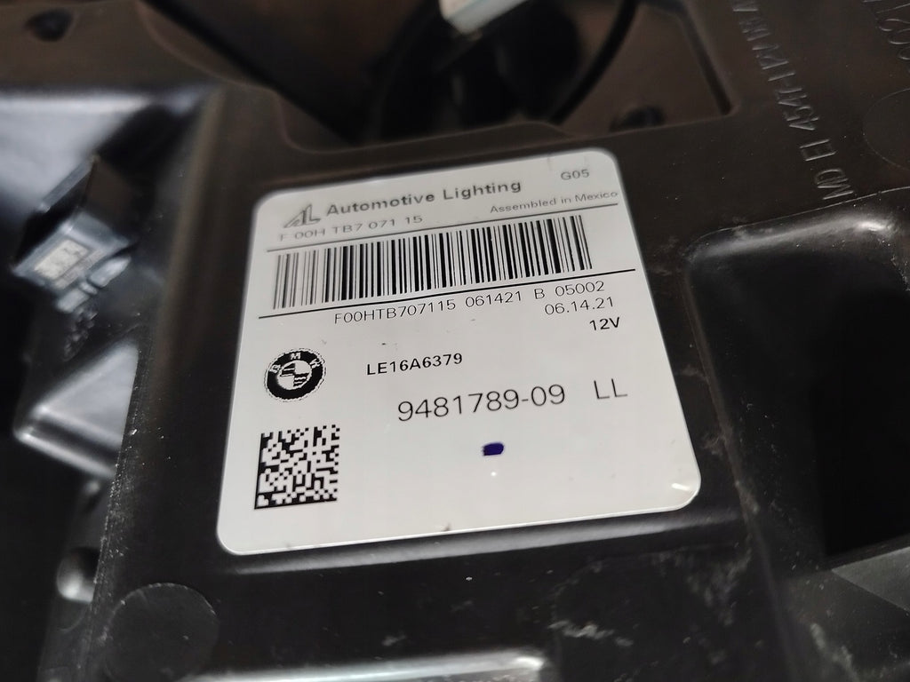 Frontscheinwerfer BMW G05 G06 9481789 Laser Links Scheinwerfer Headlight SCH7819190802sp