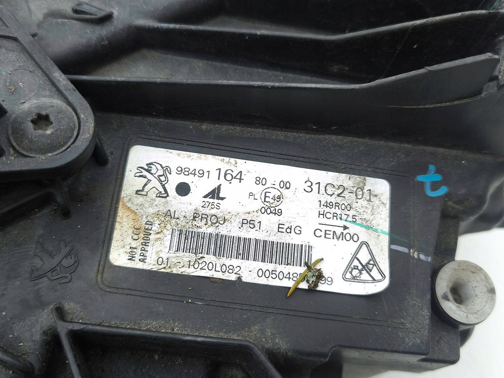 Frontscheinwerfer Peugeot 308 9849116480 Rechts Scheinwerfer Headlight SCH5123757830cn