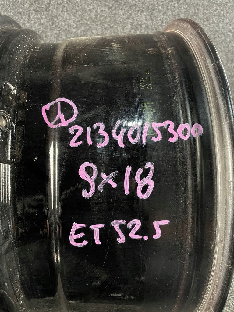 1x Alufelge 18 Zoll 9.0" 5x112 52 5ET A2134015300 Mercedes-Benz W213 Rim Wheel FEL4229613512on