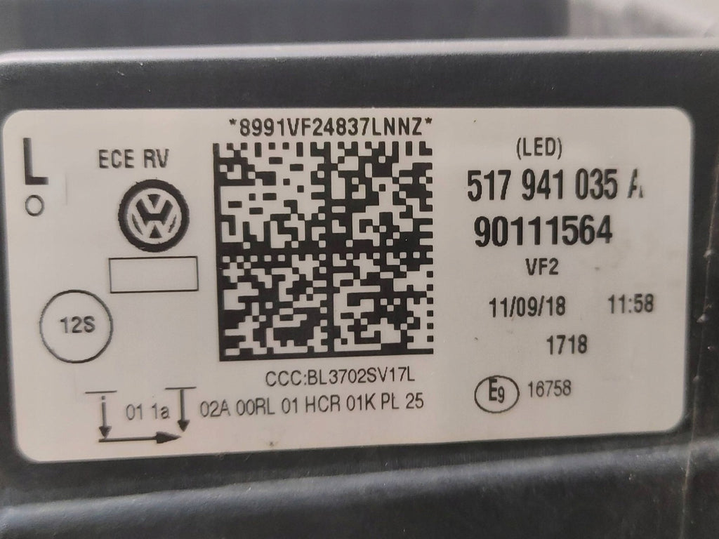 Frontscheinwerfer VW Golf Sportsvan 517941035A Links Scheinwerfer Headlight SCH1731179045br