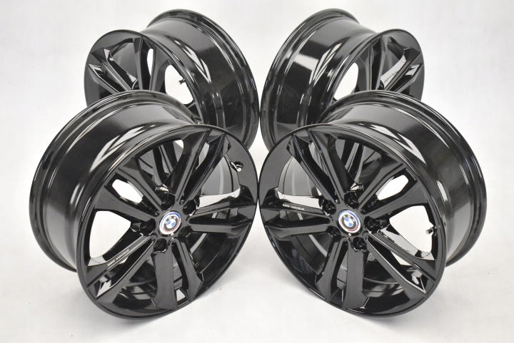 4x Alufelge 17 Zoll 7.5" 5x112 54ET Glanz Grau 6856087 BMW F45 F46 Mg Rim Wheel FEL4019484587kv
