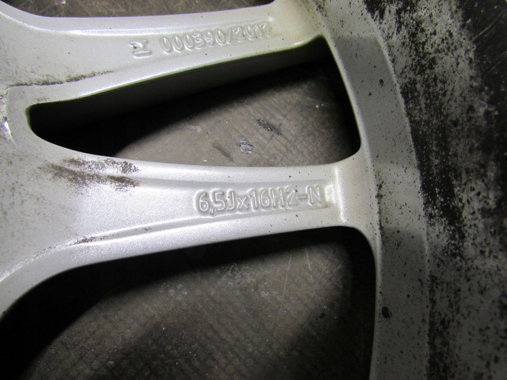 1x Alufelge 16 Zoll 6.5" 5x112 44 5ET Glanz Silber A1774010100 Mercedes-Benz FEL9285281183id