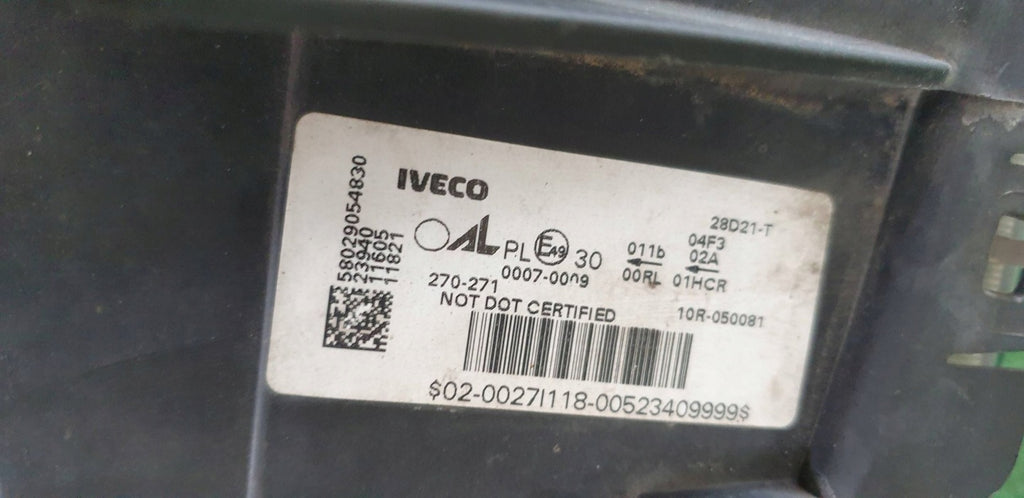 Frontscheinwerfer Iveco I 58029054830 Rechts Scheinwerfer Headlight SCH8038719709ox