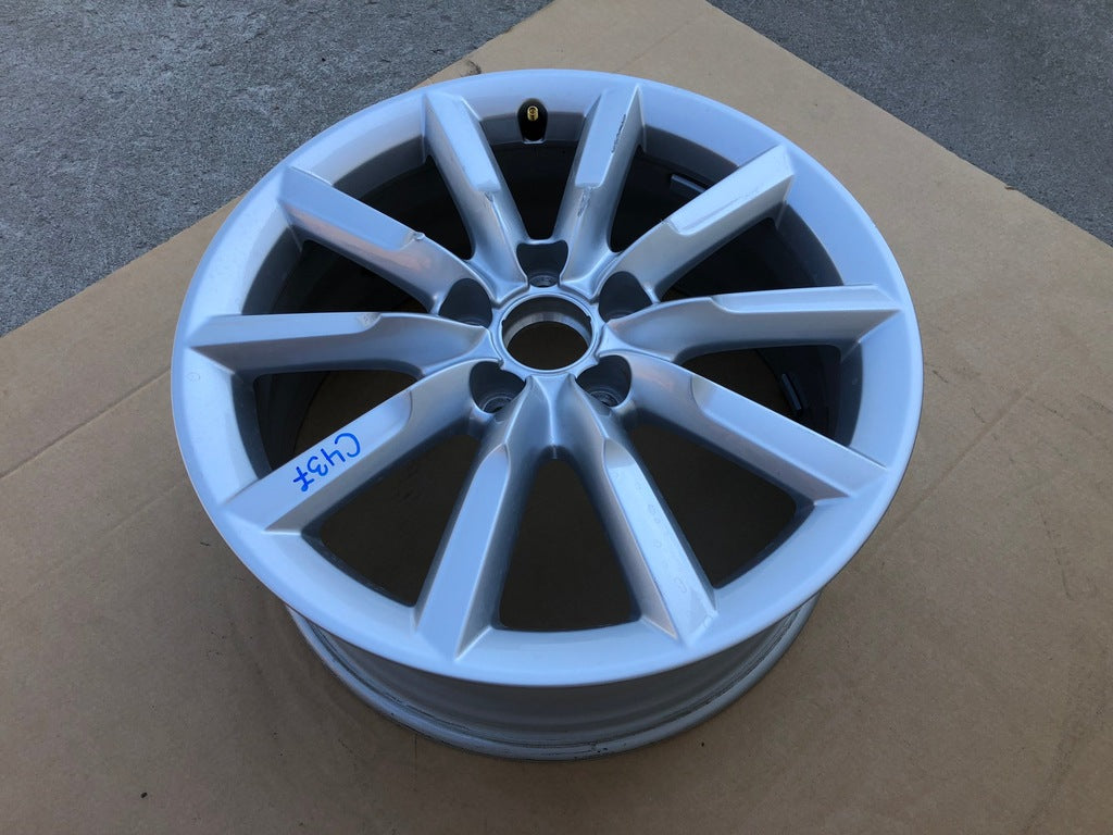 1x Alufelge 17 Zoll 7.0" 5x112 43ET Glanz Silber 8U0601025 Audi Q3 Rim Wheel FEL8314341714nw