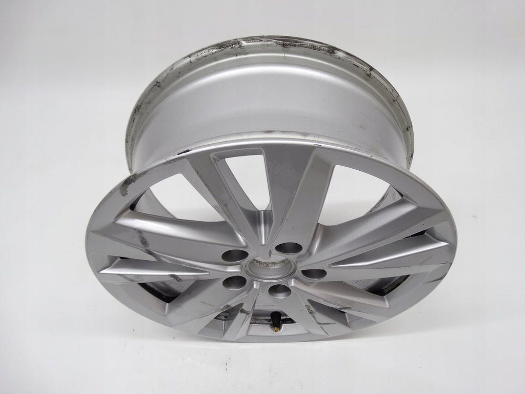 1x Alufelge 16 Zoll 6.5" 5x112 48ET Glanz Silber 5TA601025Q VW Touran Rim Wheel