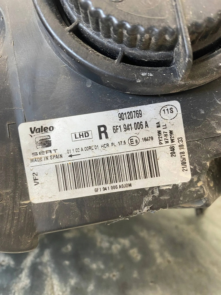 Frontscheinwerfer Seat Ibiza V 6F1941006A Rechts Scheinwerfer Headlight SCH3827960120wm