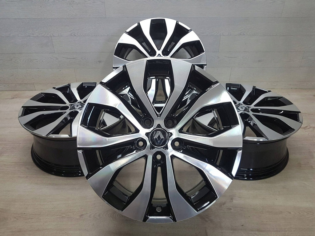 4x Alufelge 17 Zoll 7.0" 5x114.3 43ET Glanz Schwarz 403000483R Renault Megane Iv FEL5813907046hf