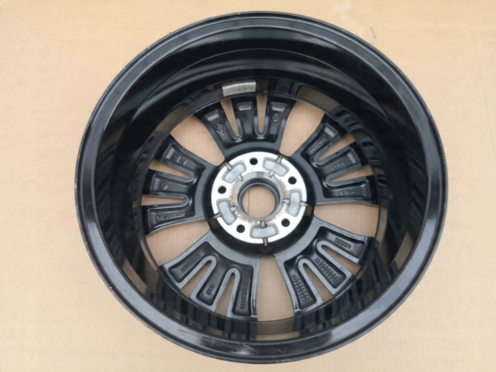 1x Alufelge 16 Zoll 6.5" 5x114.3 44ET Glanz Schwarz 403003206R Renault Zoe