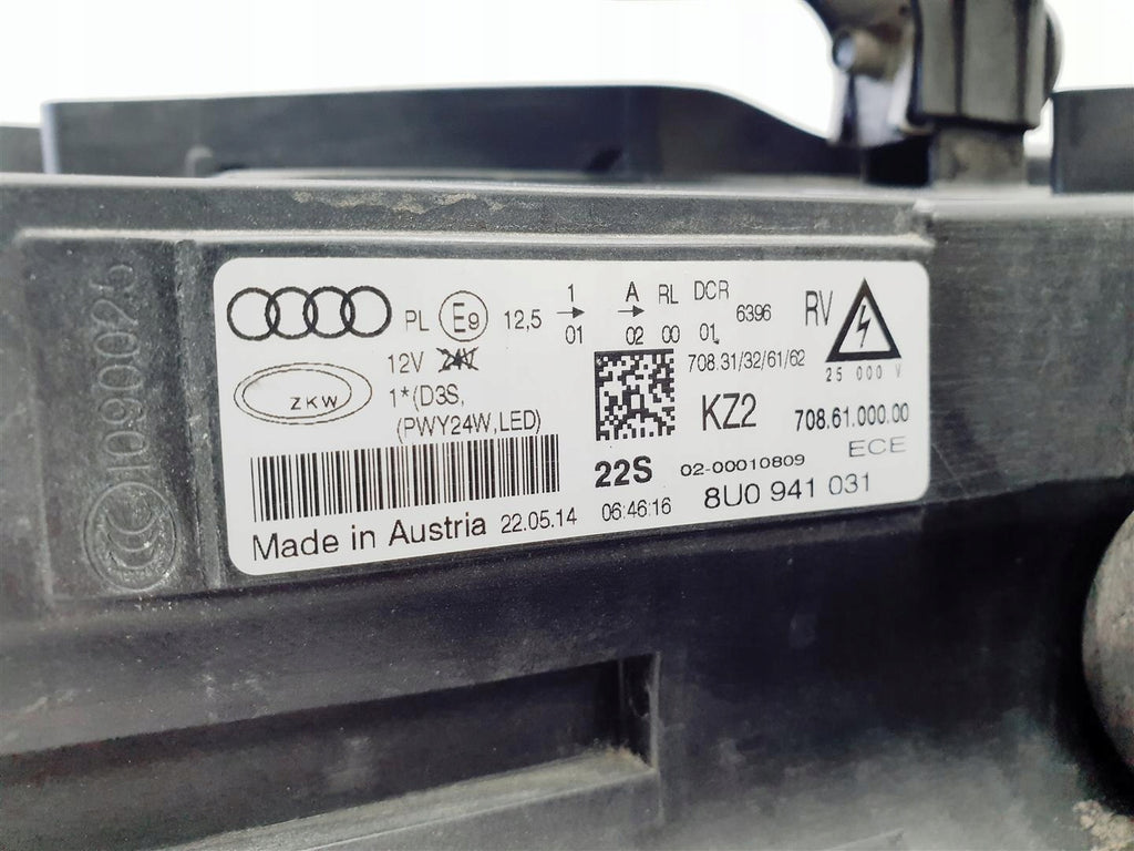 Frontscheinwerfer Audi Q3 8U0941031 Xenon Ein Stück (Rechts oder Links)