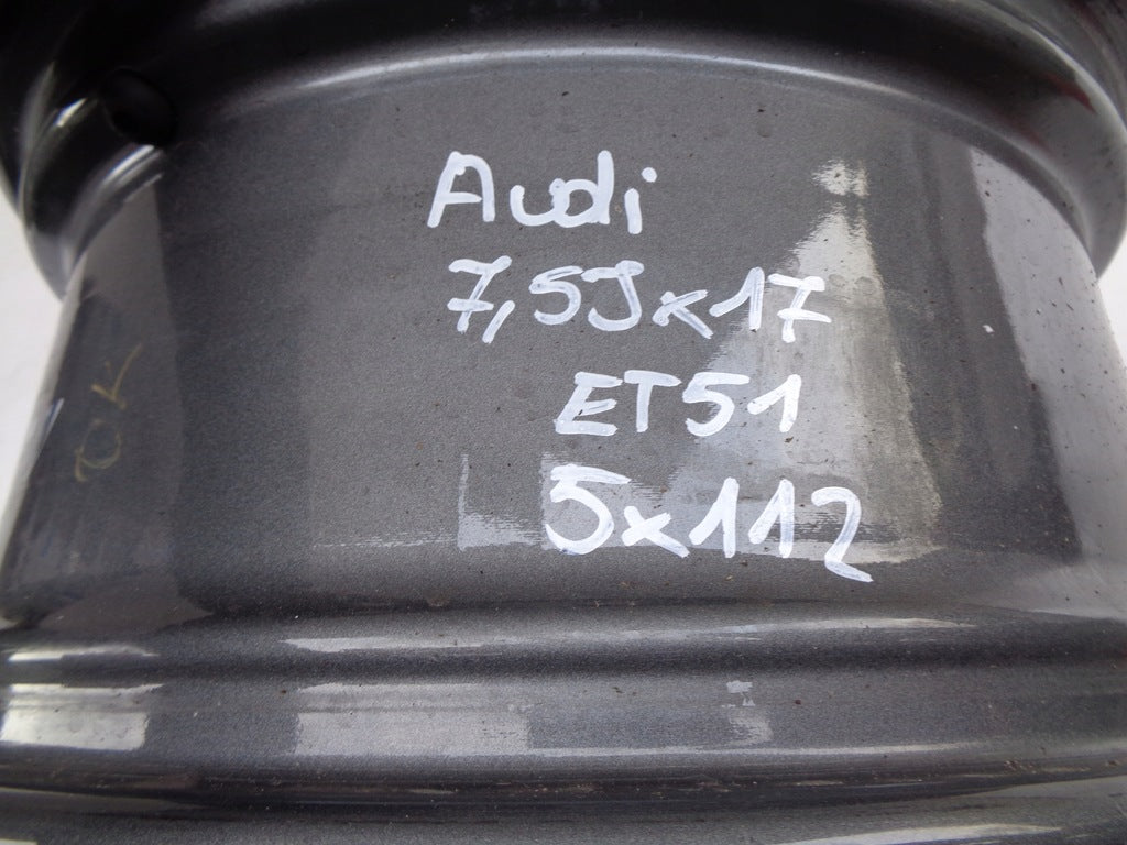 1x Alufelge 17 Zoll 7.5" 5x112 51ET Audi Rim Wheel FEL8114916431iq