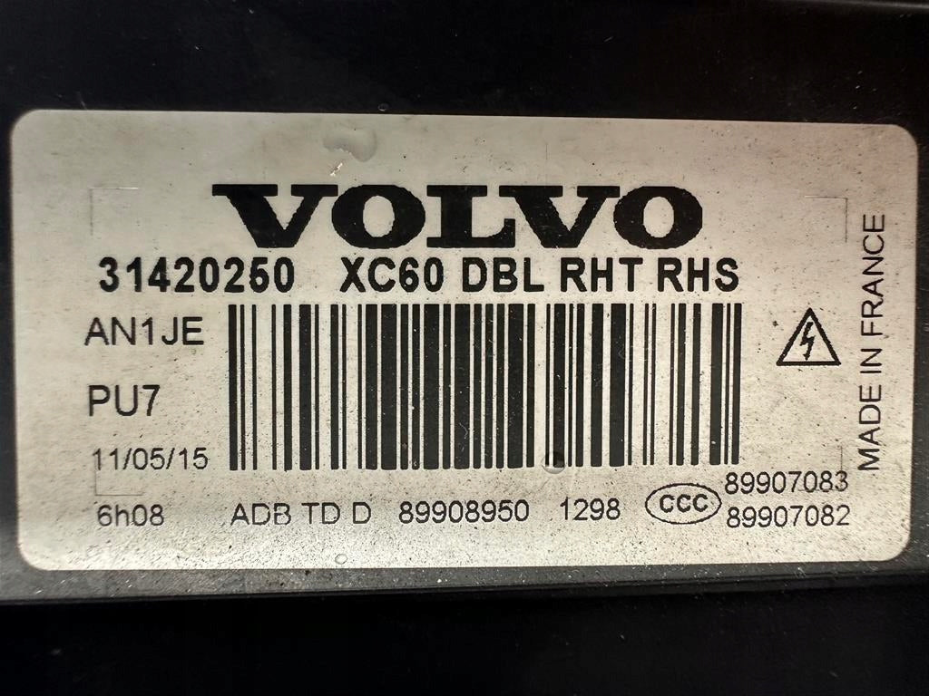 Frontscheinwerfer Volvo Xc60 31420250 Xenon Rechts Scheinwerfer Headlight SCH2805466953tb