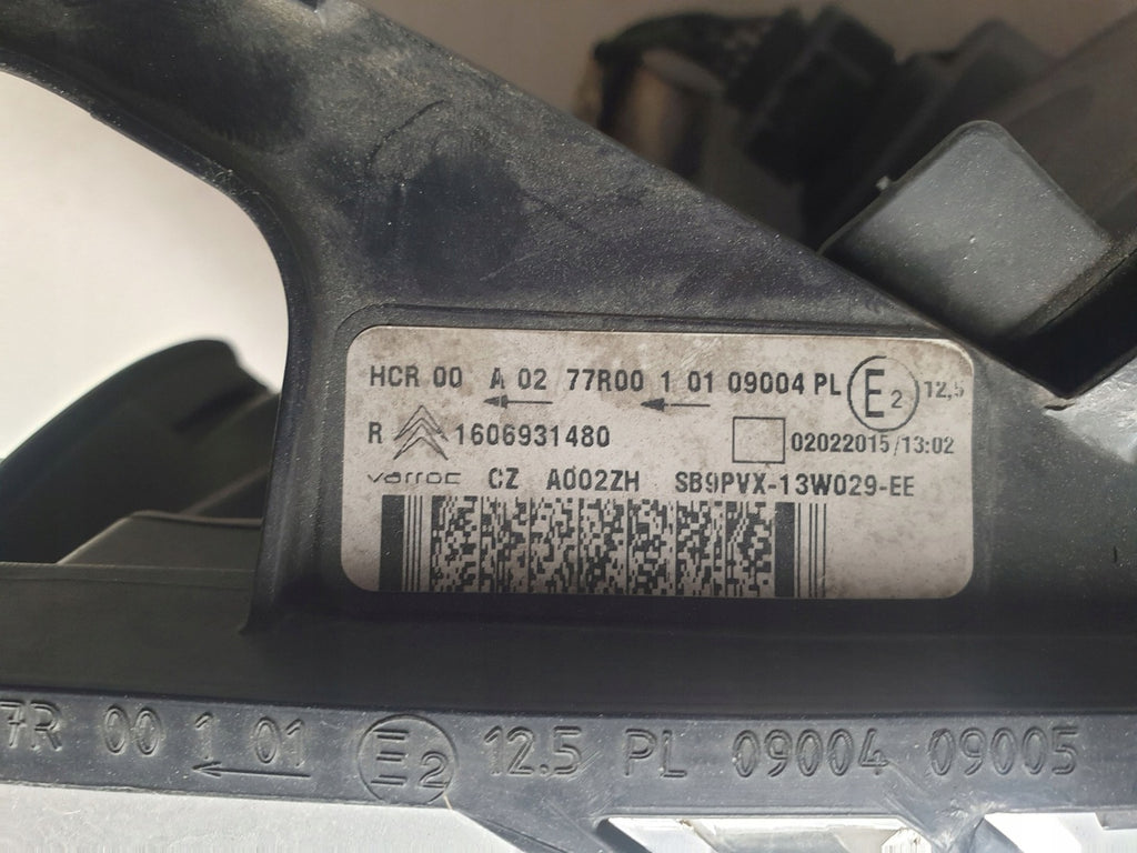 Frontscheinwerfer Citroën C3 II 1606931480 Rechts Scheinwerfer Headlight SCH1224653910cy