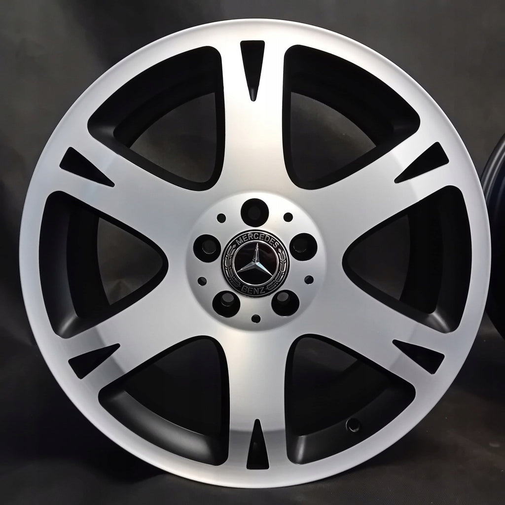 4x Alufelge 19 Zoll 8.0" 5x112 60ET Glanz Schwarz A1644011602 Mercedes-Benz FEL9050241154ns