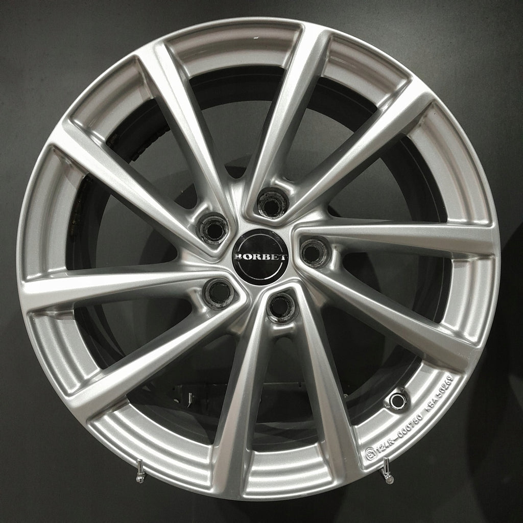 4x Alufelge 17 Zoll 7.0" 5x112 47ET Glanz Silber KBA50269 VW Golf V I Jetta FEL2332865356le