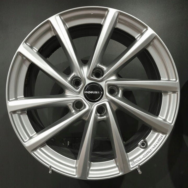 4x Alufelge 17 Zoll 7.0" 5x112 47ET Glanz Silber KBA50269 VW Golf V I Jetta FEL2332865356le