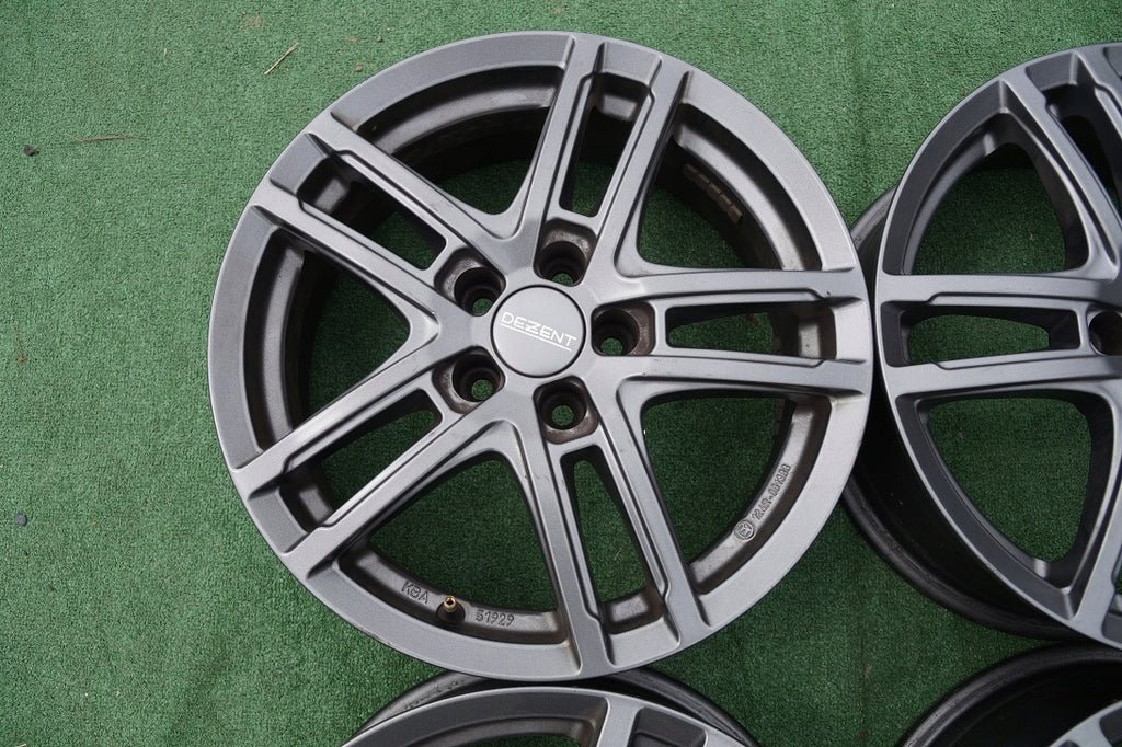 4x Alufelge 16 Zoll 6.0" 5x100 35ET Seat I Ibiza Toledo Fabia Rim Wheel FEL5450350012wg