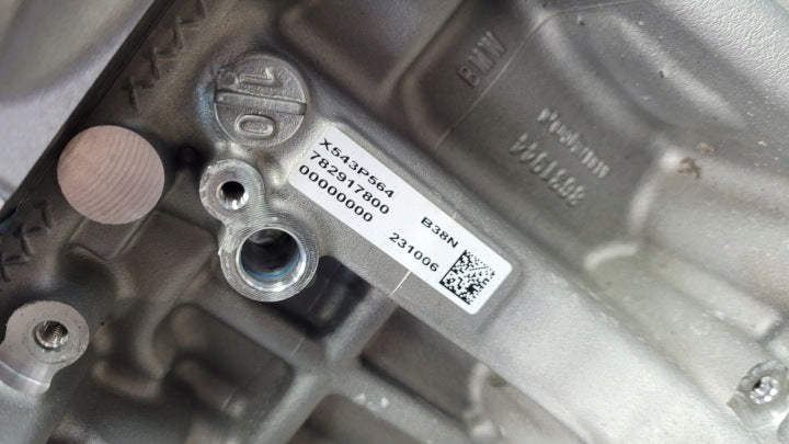 Motor BMW 2 U06 B38A15P 1.5 64TKm 2024 Benzin Engine Unkomplett MOT7951809850at