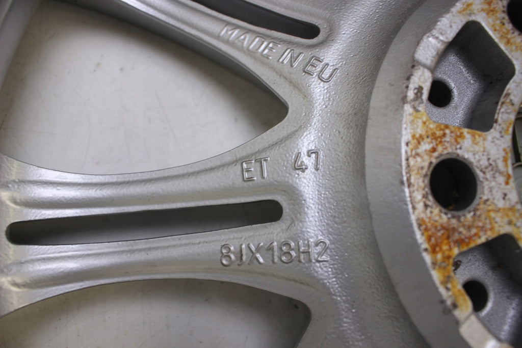 1x Alufelge 18 Zoll 8.0" 5x120 20ET Glanz Silber 8036570 BMW E60 E61 Rim Wheel FEL9013598932qx