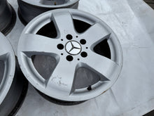 Laden Sie das Bild in den Galerie-Viewer, 4x Alufelge 16 Zoll 7.5" 5x112 37ET Glanz Silber Mercedes-Benz Rim Wheel FEL3262861584sj