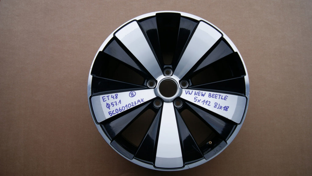1x Alufelge 18 Zoll 8.0" 5x112 5C0601027 VW Rim Wheel FEL9501734395pj