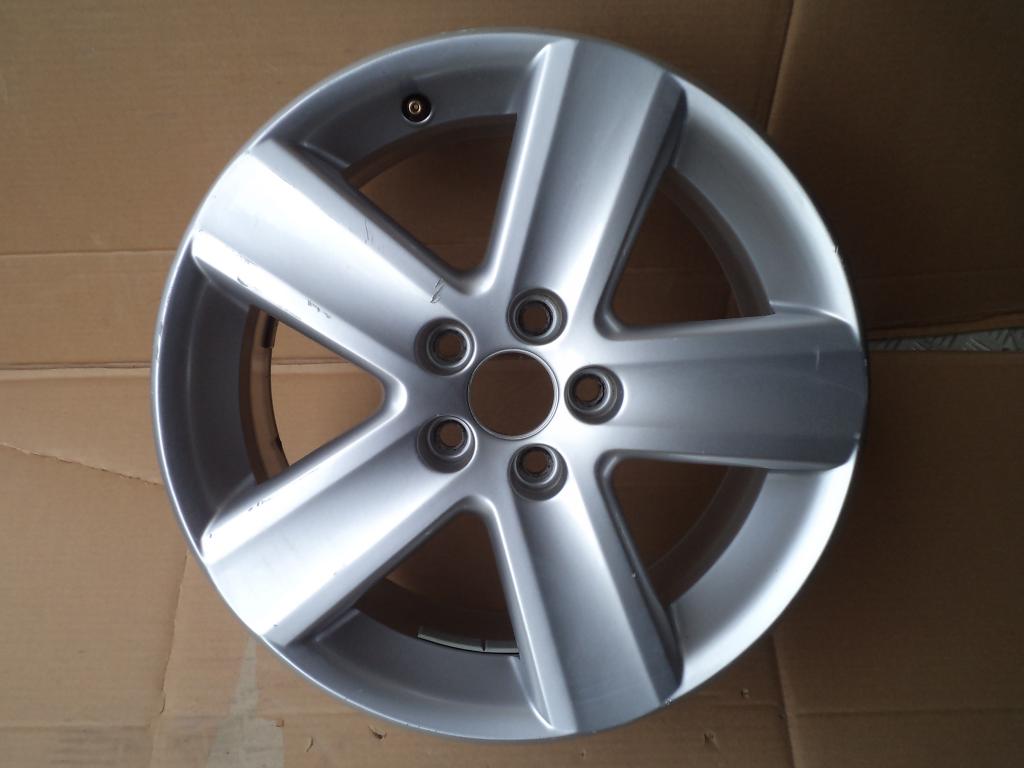 1x Alufelge 16 Zoll 6.5" 5x100 43ET VW Polo Rim Wheel