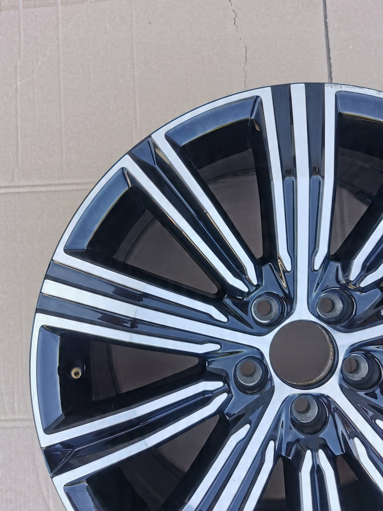 1x Alufelge 18 Zoll 8.0" 5x108 42ET Glanz Schwarz 31471312 Volvo S60 V60 S90 V90