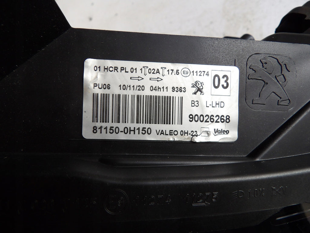 Frontscheinwerfer Peugeot 108 81150-0H150 Ein Stück (Rechts oder Links)